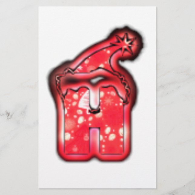 Papelaria Ho Ho! Santa Claus Chapéu Feliz Estrela de Natal.p (Frente)