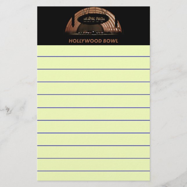 Papelaria Hollywood Bowl (Frente)