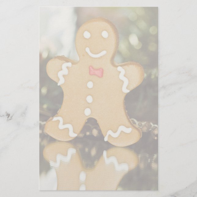 Papelaria Homem-pão de Natal (Frente)