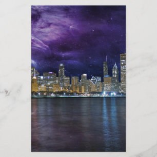 Papelaria Horizonte de Chicago Espacial