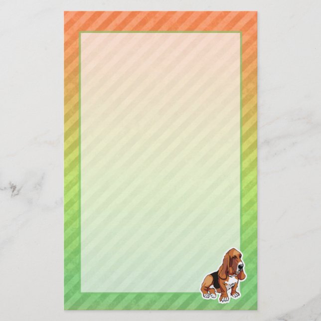 Papelaria Hound Basset (Frente)