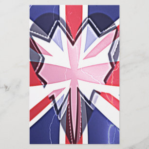 Papelaria "I Love UK" Art Impressão