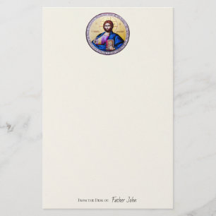 Papelaria Ícone Cristão Ortodoxo do Senhor Pantocrador