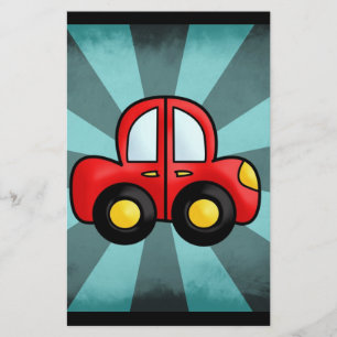 Papelaria Ilustração de Carro Antigo – Arte de Automóvel Clá