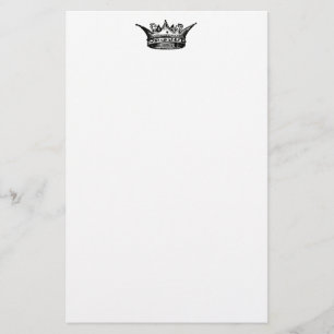 Papelaria Ilustração de Vintage Crown