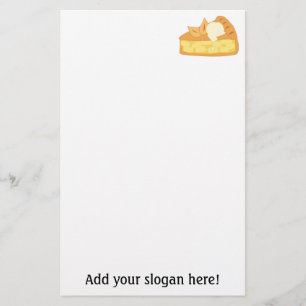 Papelaria Imagem da Fatia de Pizza da Apple: Adicionar Texto