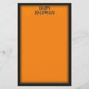 Papelaria Imagem de Texto do Disquete Feliz do Halloween