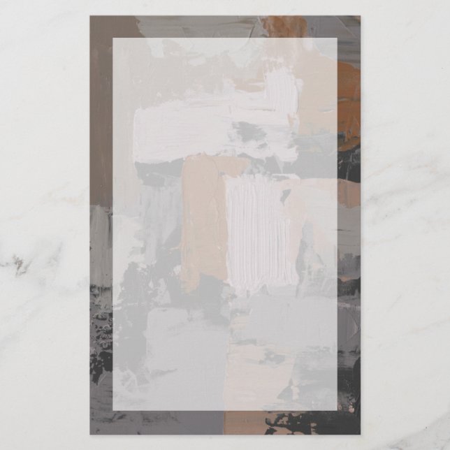 Papelaria Impasto Abstrato I (Frente)
