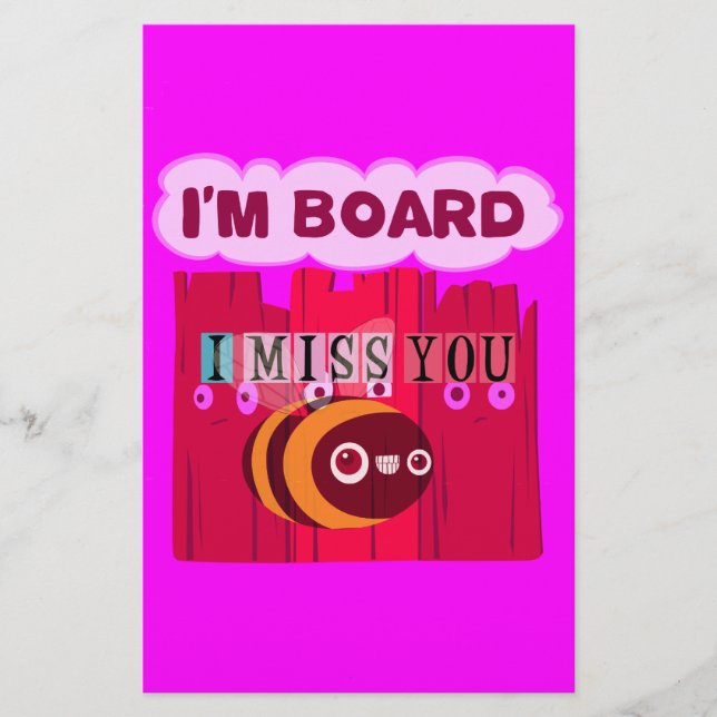 Papelaria Impressão de Arte de Abelhas conselho (Frente)