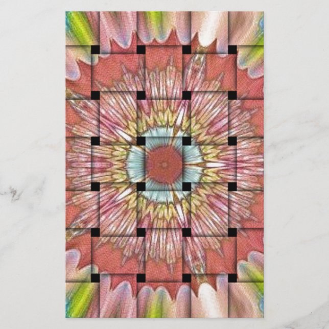 Papelaria Impressão de Arte Inspirada Africano - Design de T (Frente)