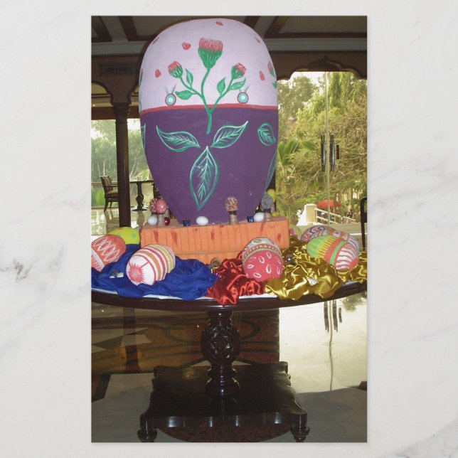 Papelaria Impressão de Ovos de Páscoa Decorados (Frente)