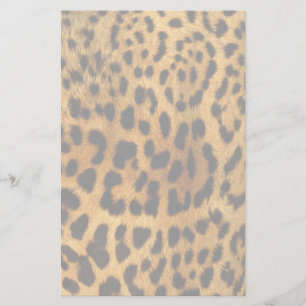 Papelaria Impressão de peles de leopardo