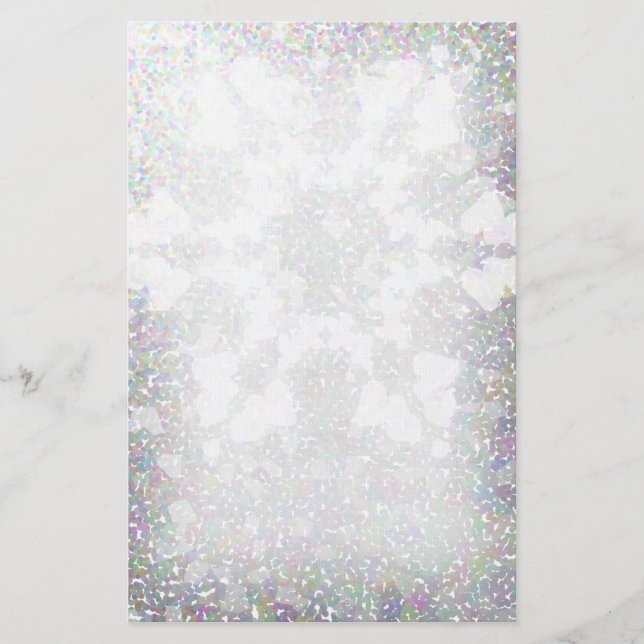 Papelaria Impressão do floco de neve (Frente)