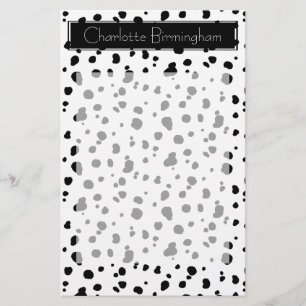 Papelaria Impressão & nome Dalmatian modernos