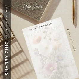 Papelaria Influenciada pelo Shabby Chic Parisiense