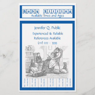 Papelaria Insecto da baby-sitter com abas da tração