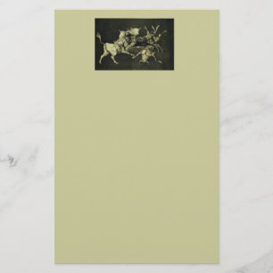 Papelaria Insensatez de Goya o "dos touros "