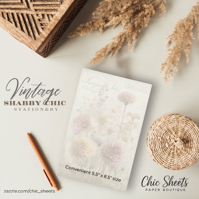 Papelaria Inspirada na Europa com Estilo Shabby Ch (Criador carregado)