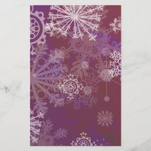 Papelaria Inverno roxo