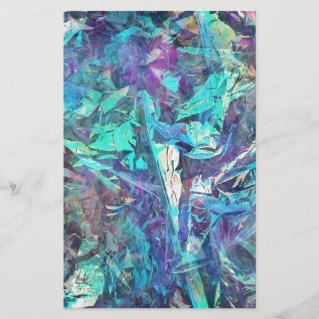 Papelaria iridescente (Frente)