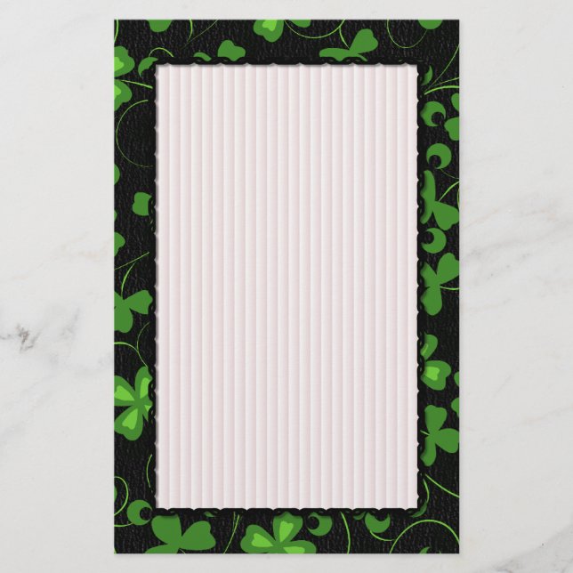 Papelaria Irlandês negro (Frente)