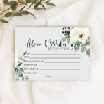 Papelaria Ivory White Roses Floral Bem Deseja Casamento<br><div class="desc">Botânica de Aquarela,  Fritor de Branca de Marfim. Itens correspondentes para concluir sua coleção de eventos estão disponíveis em nossa loja Zazzle!</div>