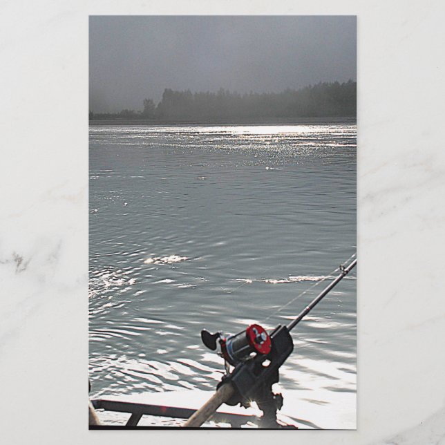 Papelaria Já Não Há Trabalho De Pesca (Frente)