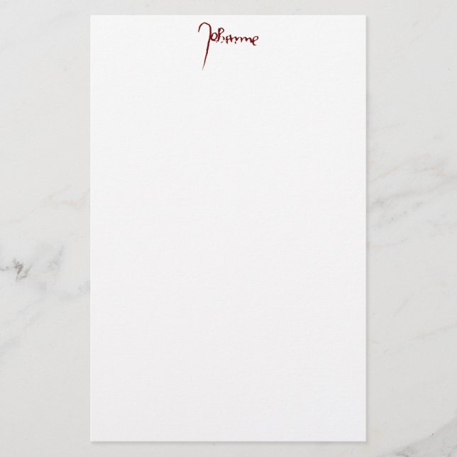 Papelaria Jean d'Orléans Jeanne d'Arc Saint Johan – shabby (Frente)