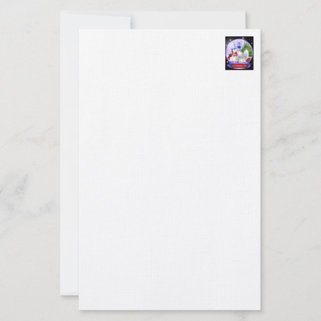 Papelaria Jesus Cristo Lamb De Deus Levantou Papel De Carta (Frente)