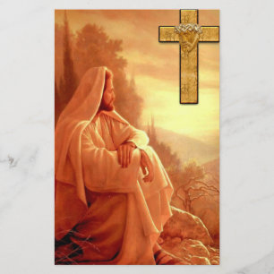 Papelaria Jesus Stationary Religious Catholic Flyers