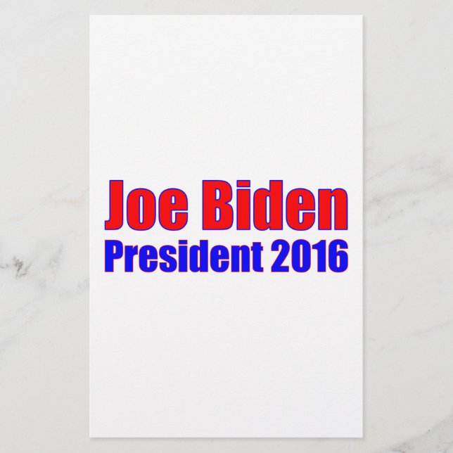 Papelaria Joe Biden Presidente 2016 (Frente)