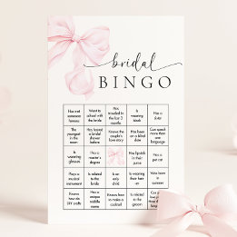 Papelaria Jogo de Bingo do Chá de panela Rosa