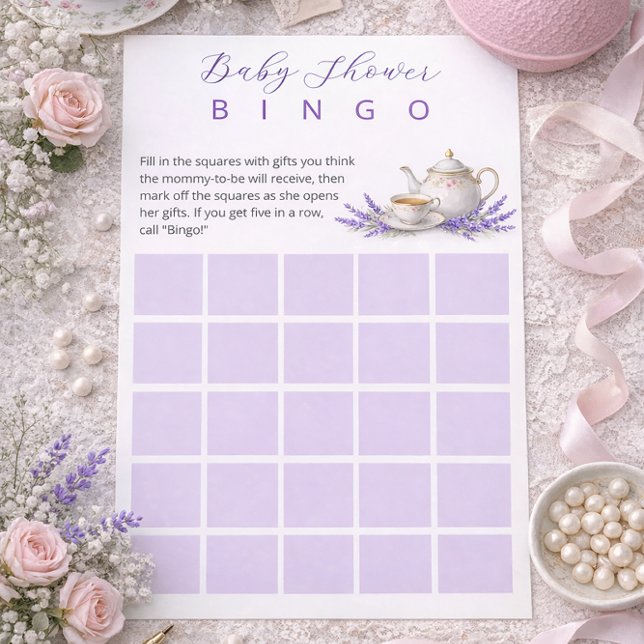 Papelaria Jogo de Bingo para Chá de Bebê (Criador carregado)