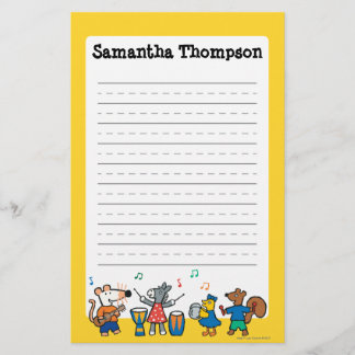 Papelaria Jogo de Maisy e de amigos na banda