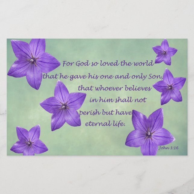Papelaria John 3:16 (Frente)