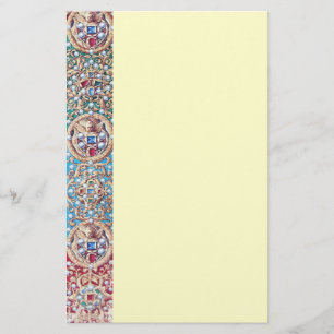 PAPELARIA JÓIAS DIMINUTAS ANTIGAS, PEDRAS PRECIOSAS,