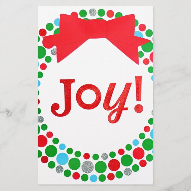 Papelaria Joy Wreath (Frente)