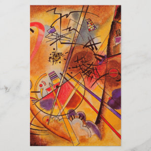 Papelaria Kandinsky Abstrato Trabalho de arte