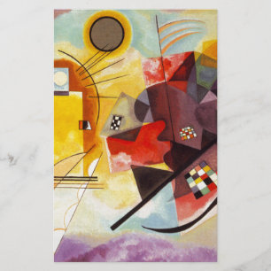 Papelaria Kandinsky Amarelo Vermelho Azul