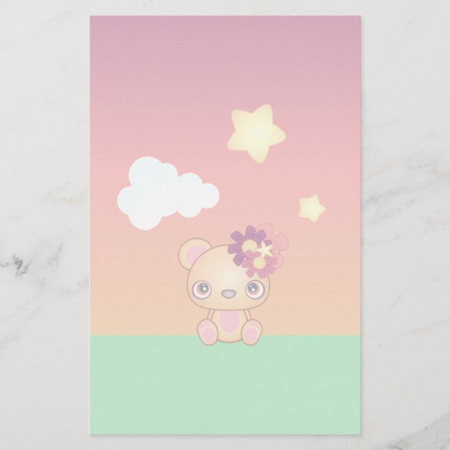 Papelaria Kawaii Bear (Frente)