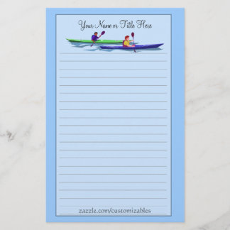 Papelaria Kayaking Stationery