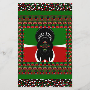 Papelaria Kenya bonito aquece-se