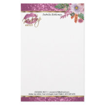 Lábios de Prova de Beijo Cinza Rosa Floral