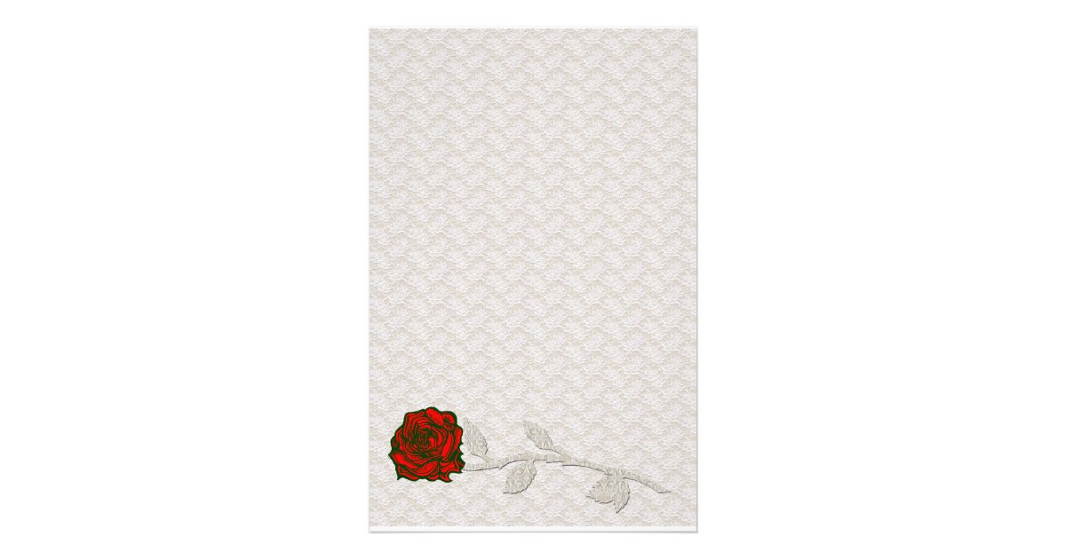 Papelaria Laco Romantico E Papel De Carta Cor De Rosa Zazzle Com Br