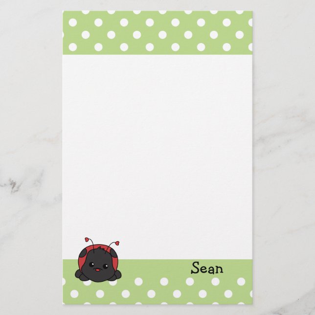 Papelaria Ladybug Cutie (Frente)