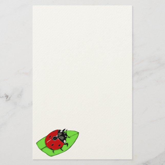 Papelaria Ladybug Stationery (Frente)