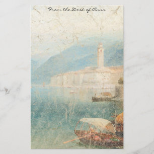 Papelaria Lago Como Itália Boats Summer Stationery