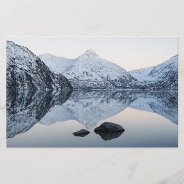Papelaria lago de portagem reflexivo (Frente)