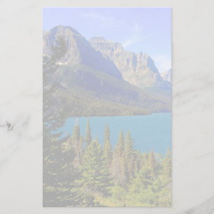 Papelaria Lago st. Mary, parque nacional de geleira, Montana