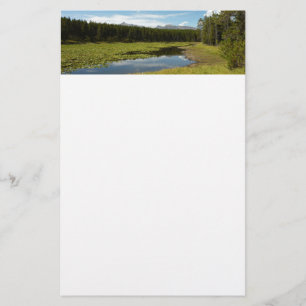 Papelaria Lago Swan I no Parque Nacional Grand Teton